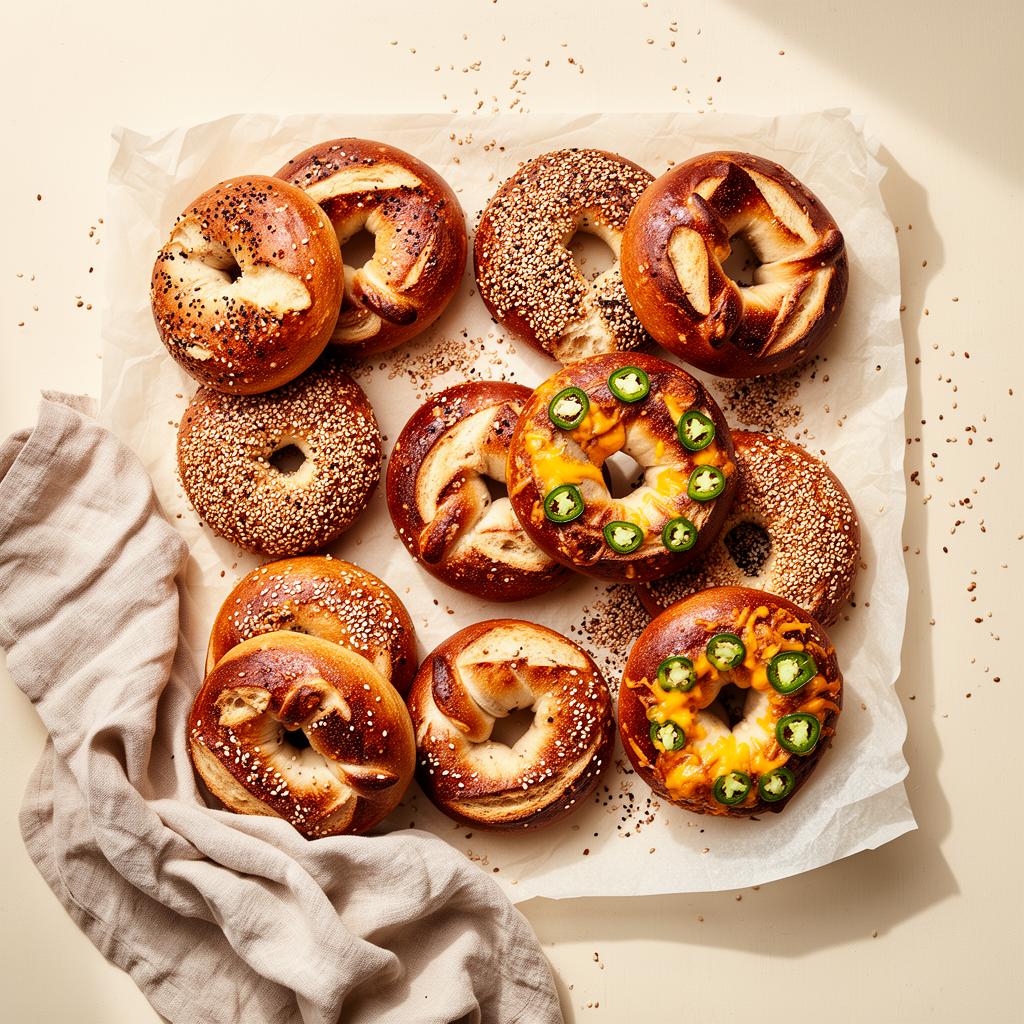 Sourdough Bagels